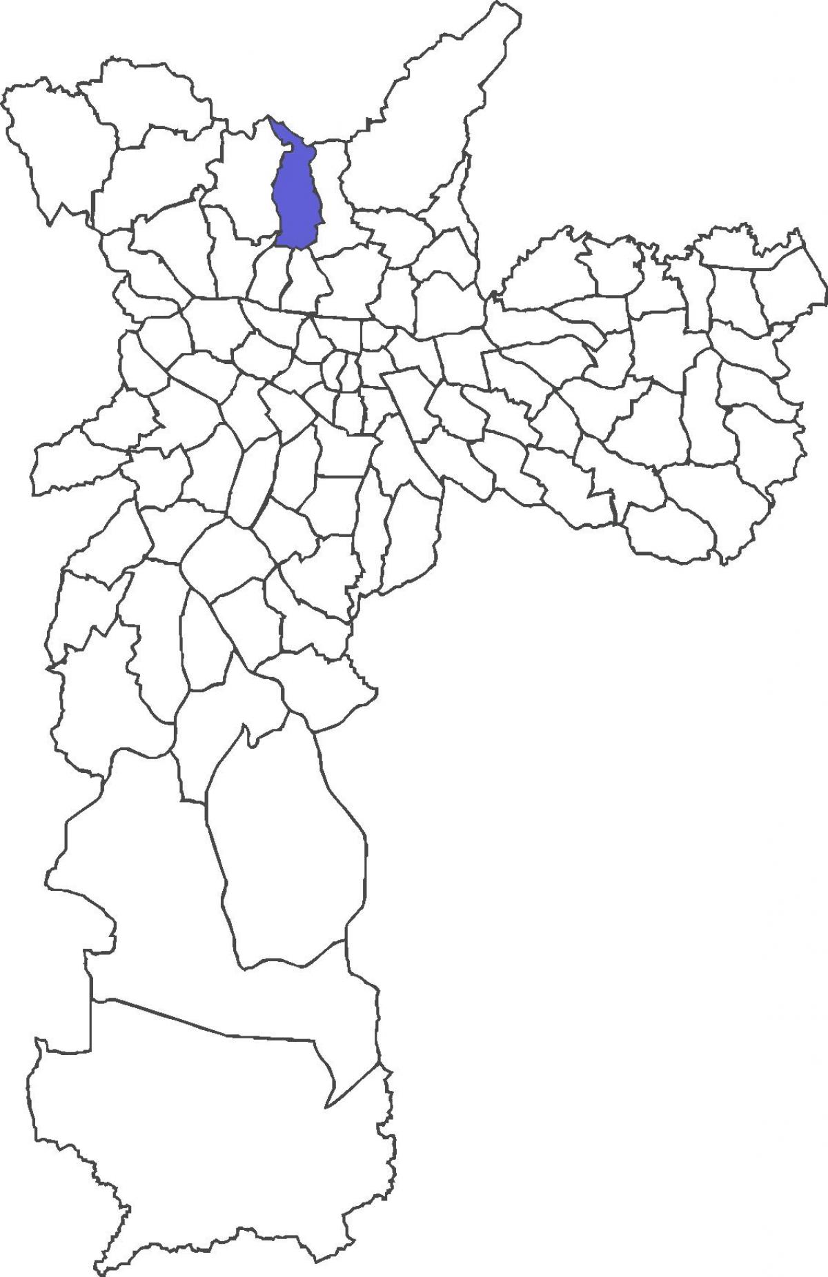 Kaart van Cachoeirinha distrik