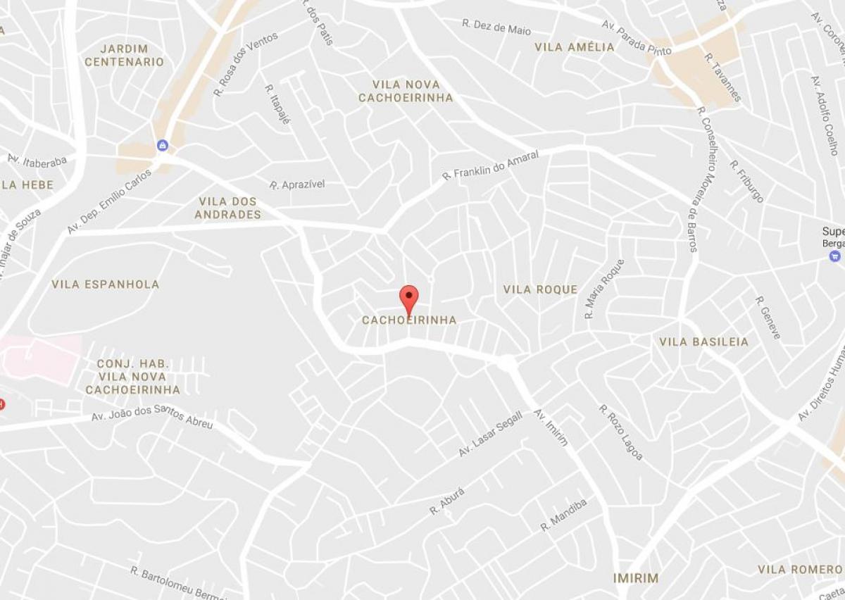 Kaart van Cachoeirinha São Paulo