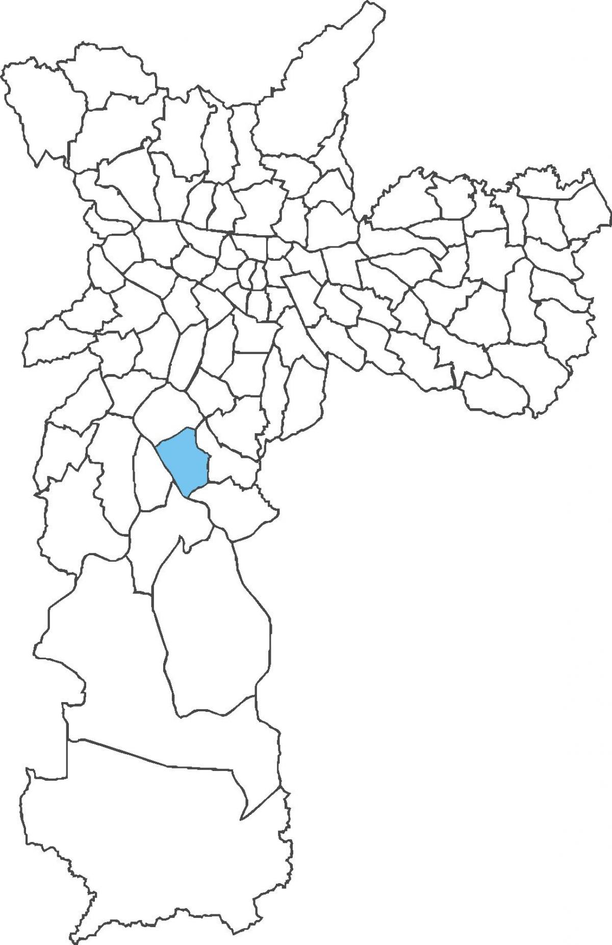 Kaart van Campo Grande distrik