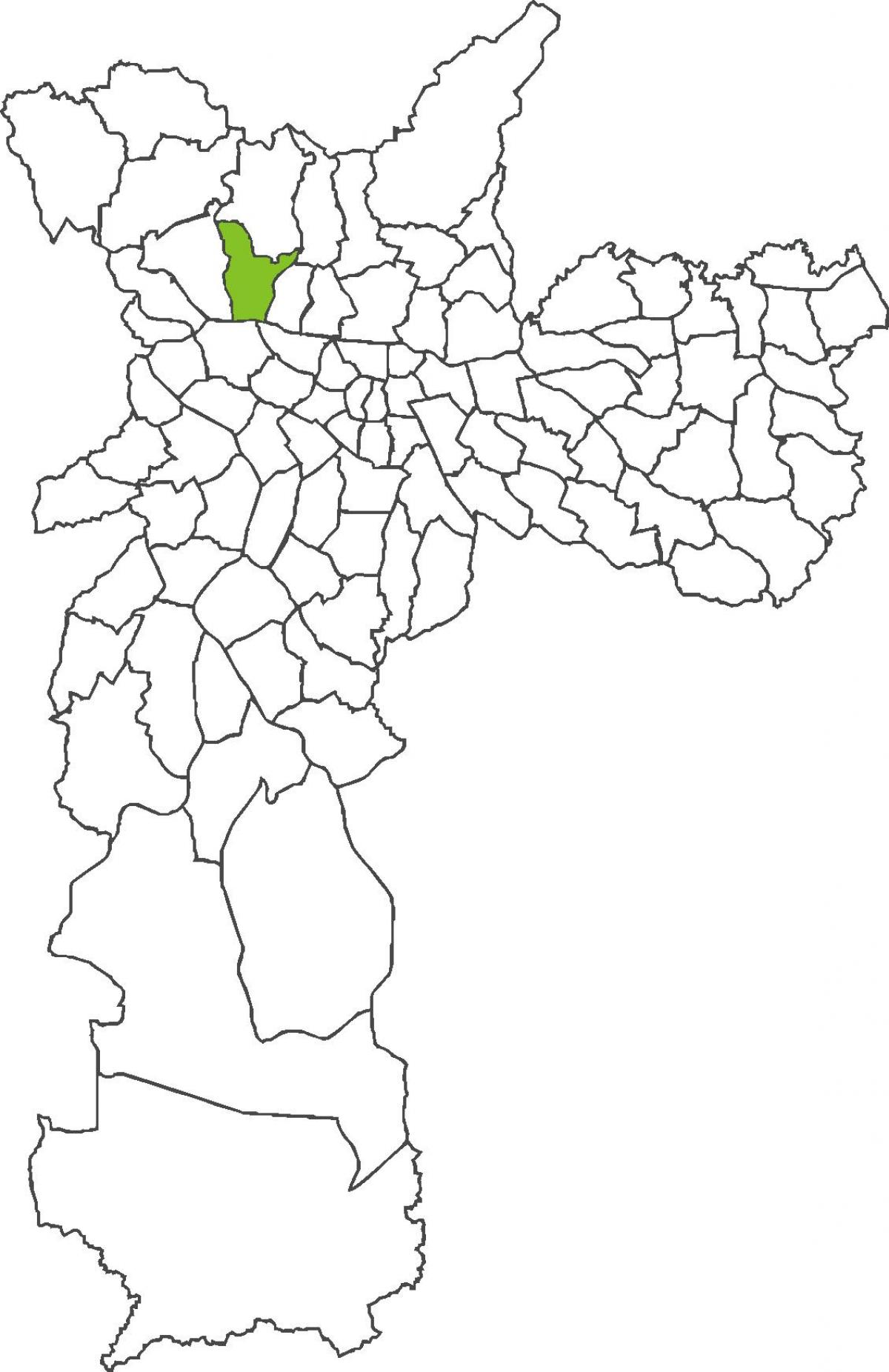 Kaart van Freguesia doen Ó distrik
