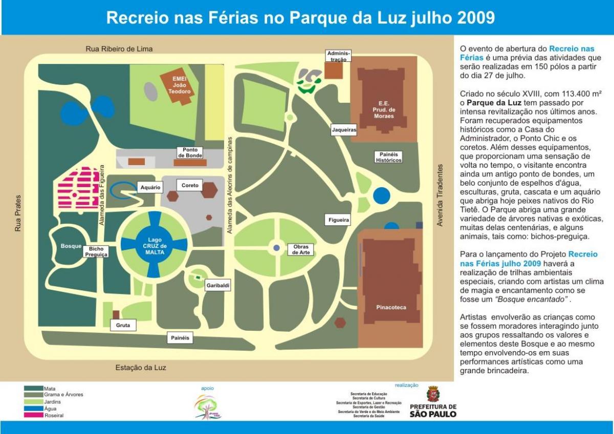 Kaart van die Lus São Paulo