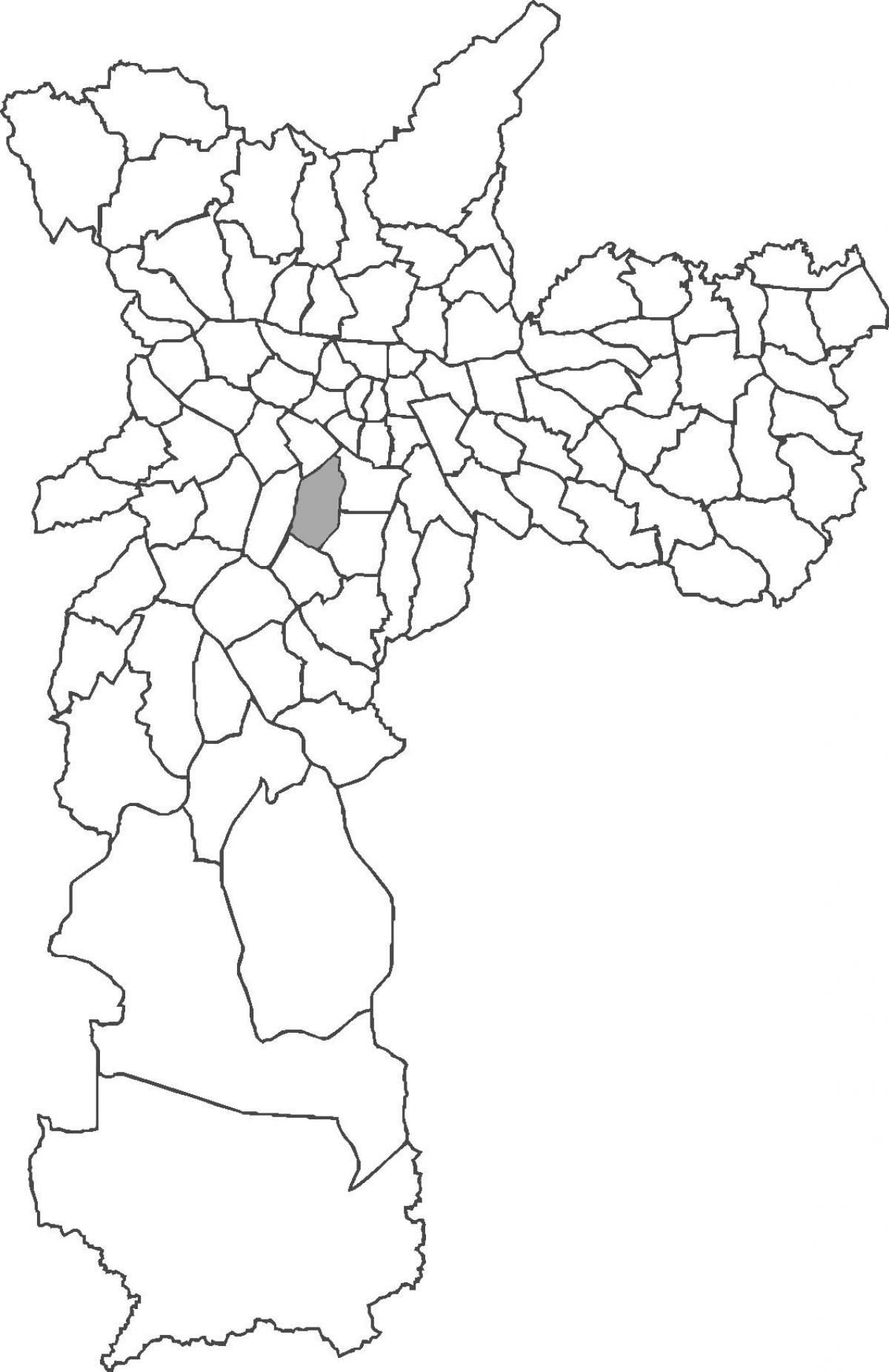 Kaart van Moema distrik
