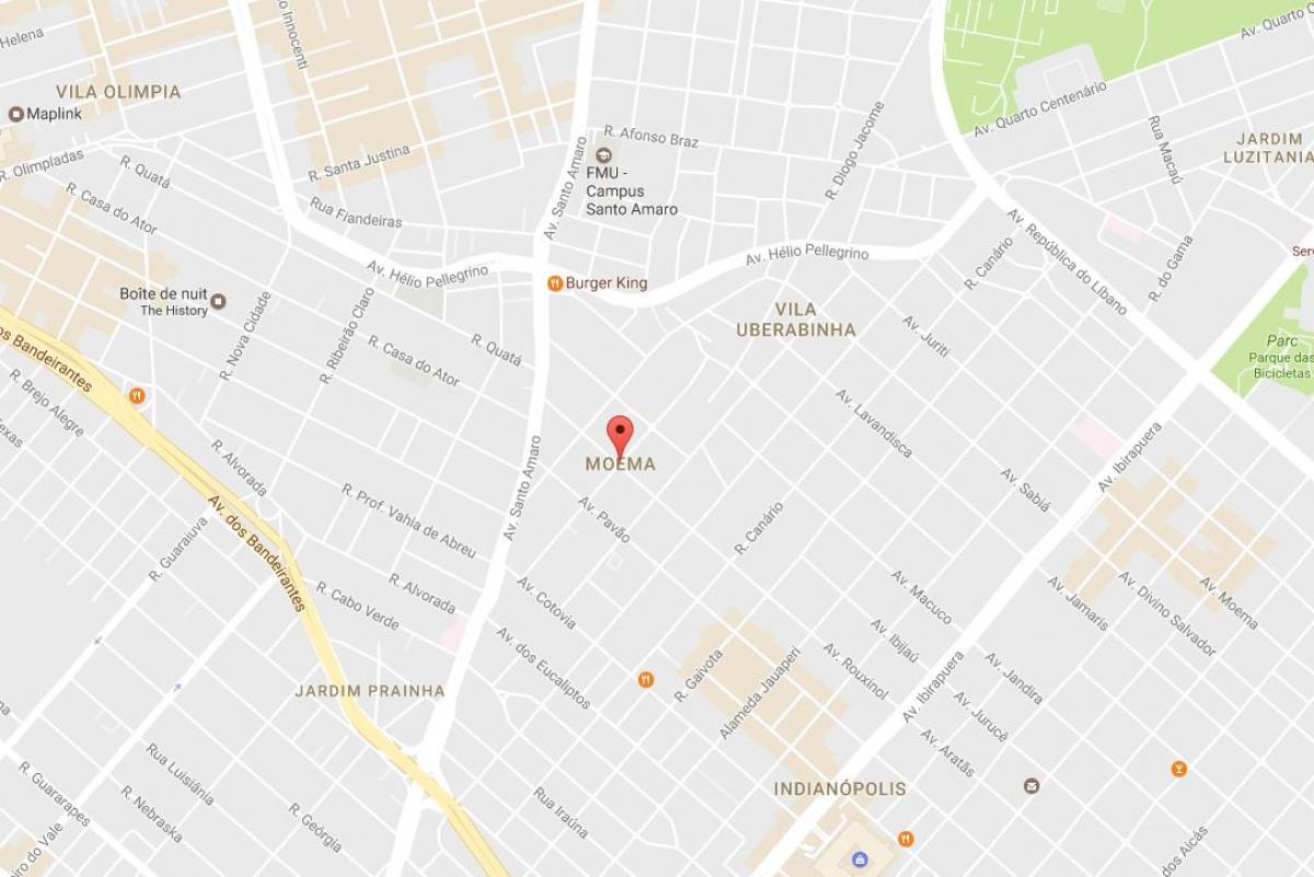 Kaart van Moema São Paulo