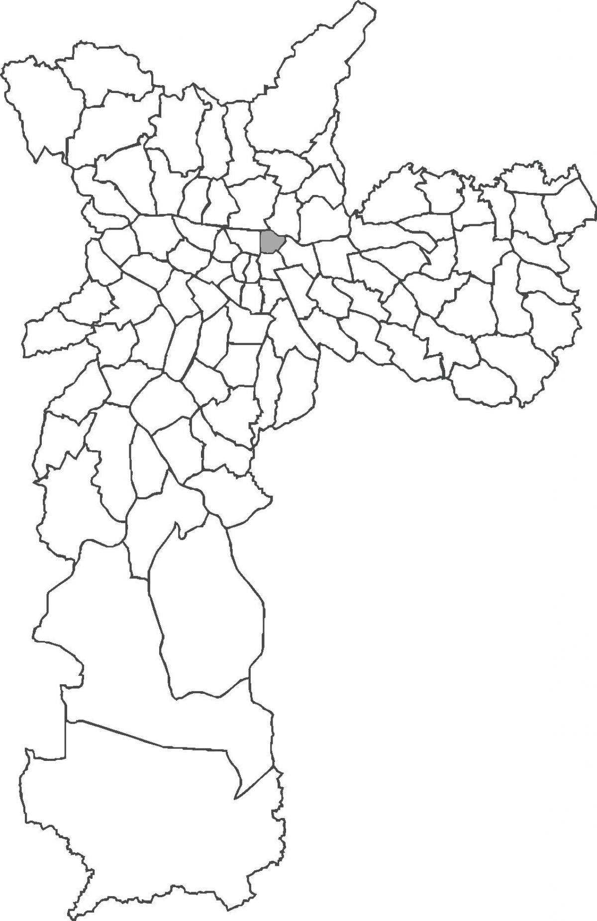 Kaart van die distrik.