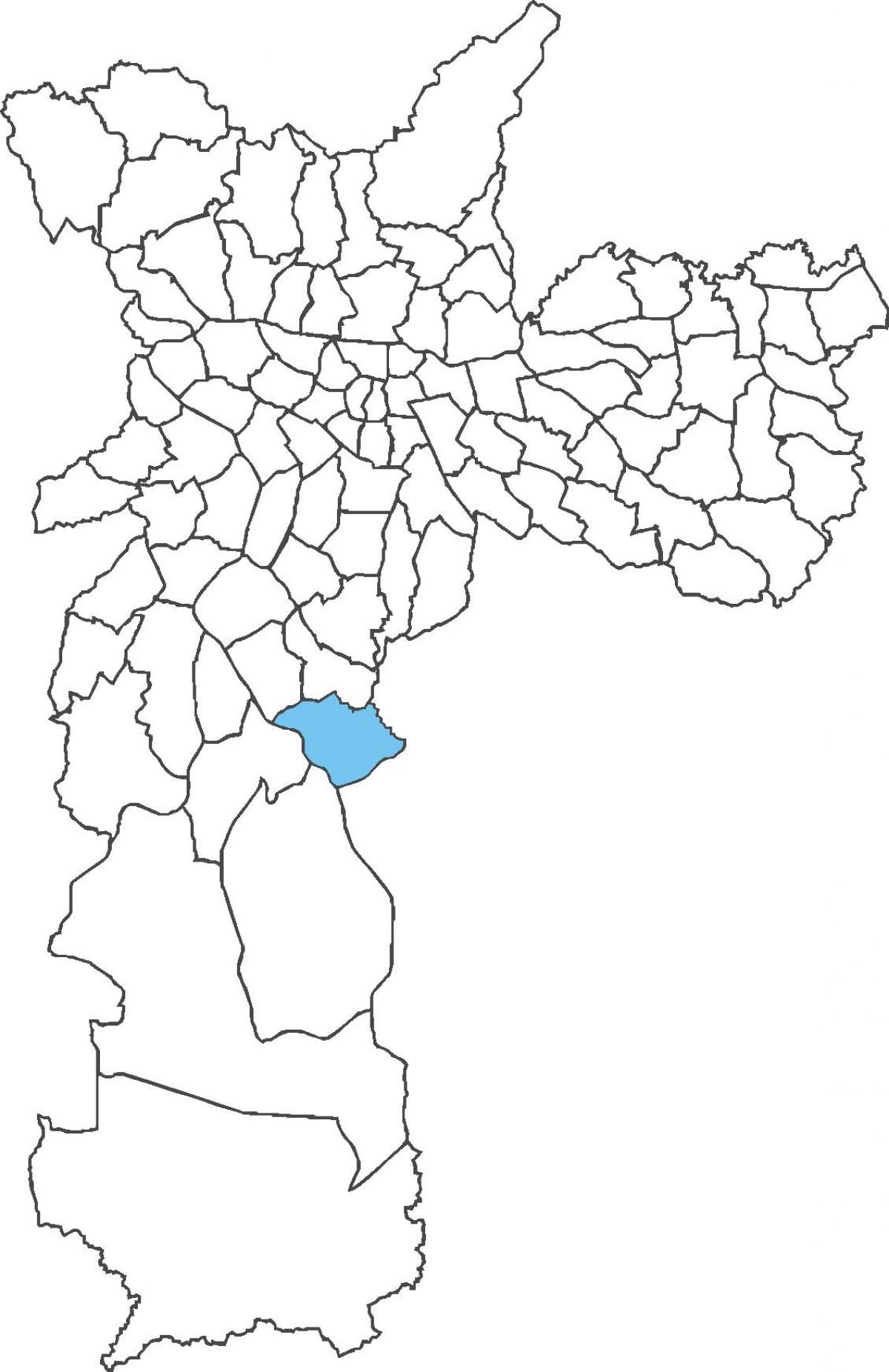 Kaart van Pedreira distrik
