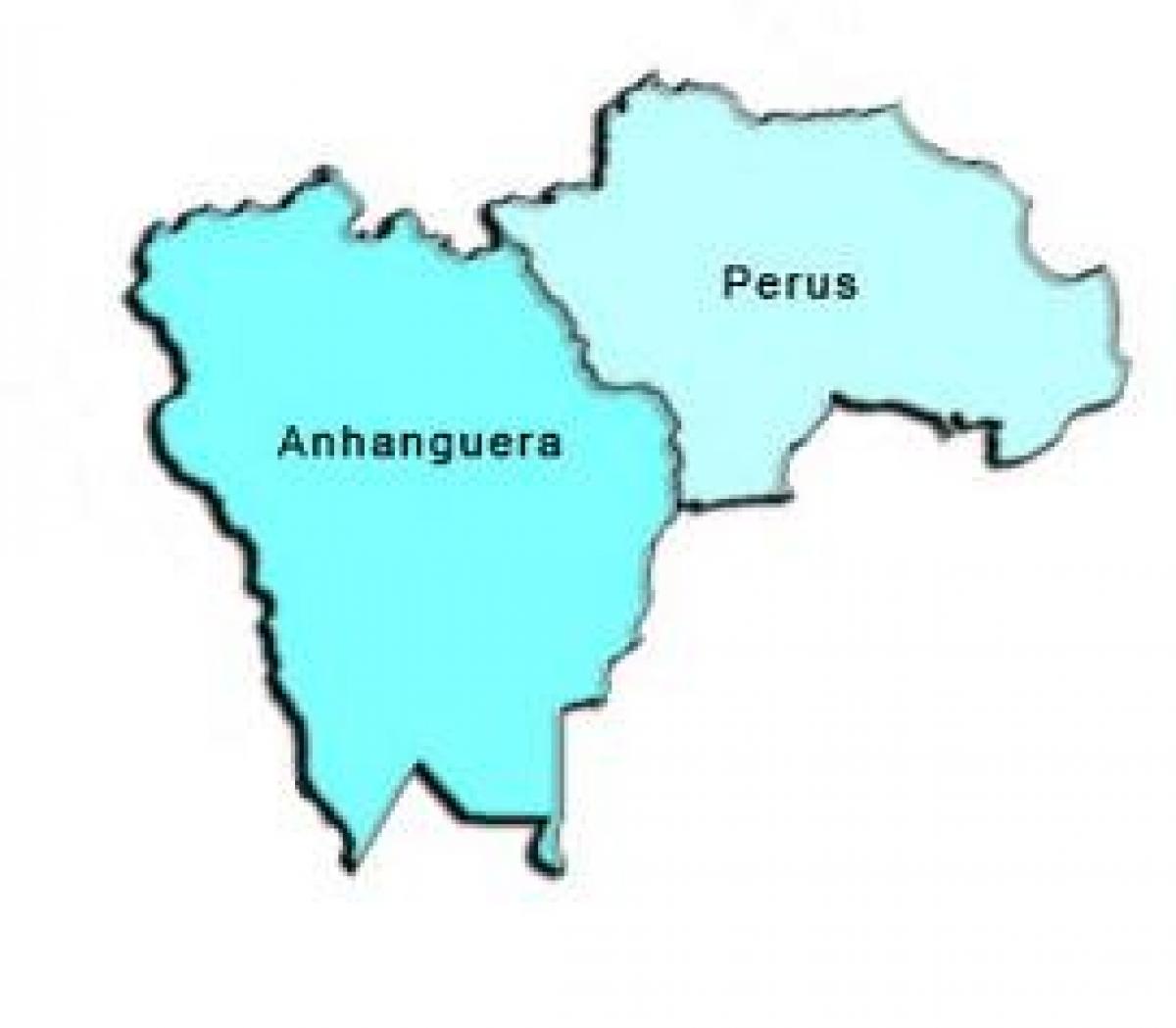 Kaart van Perus sub-prefektuur