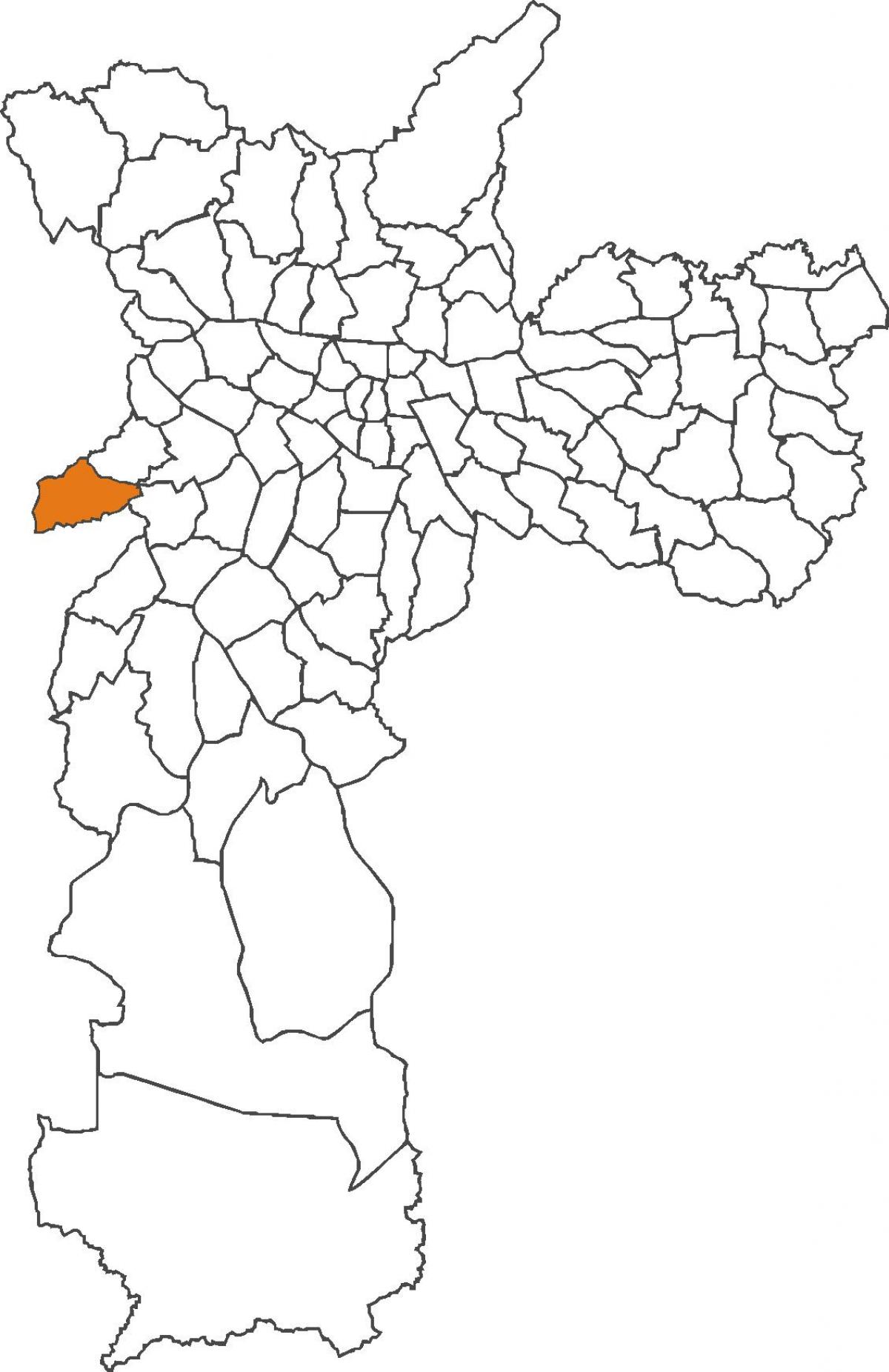 Kaart van Raposo Tavares distrik