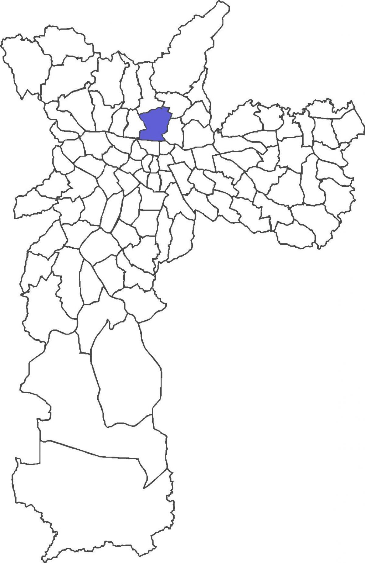 Kaart van Santana distrik