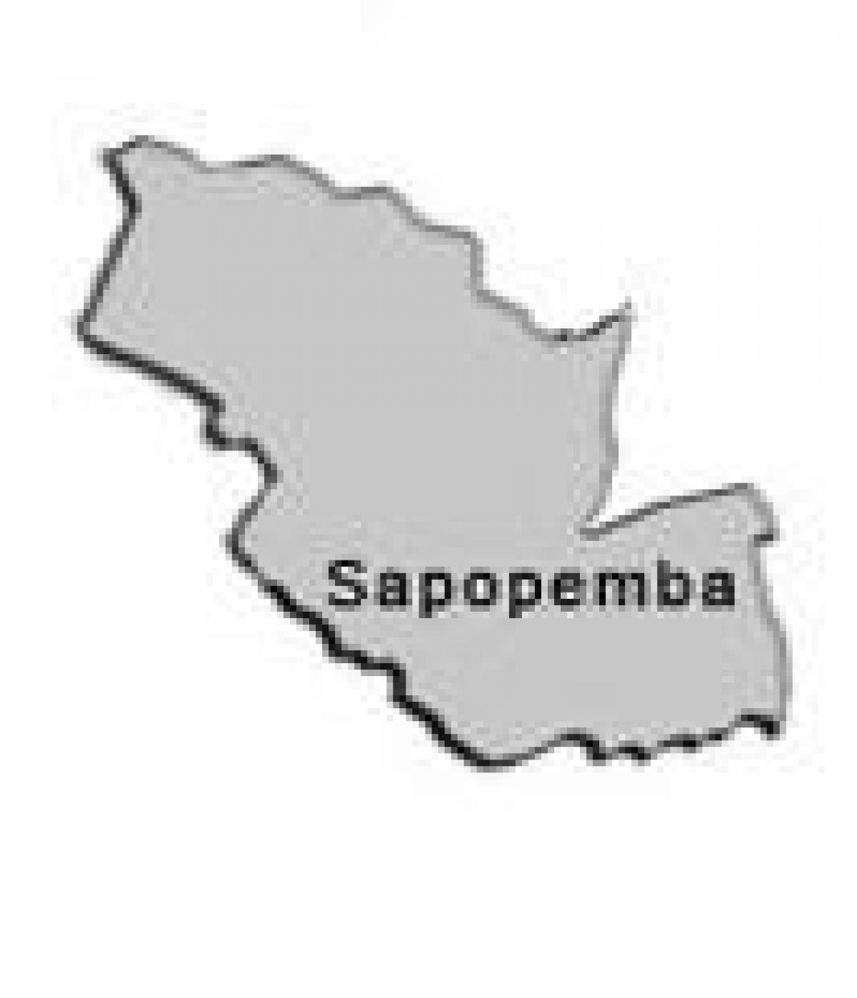 Kaart van Sapopembra sub-prefektuur