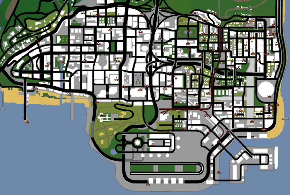 Kaart van São Paulo pichação