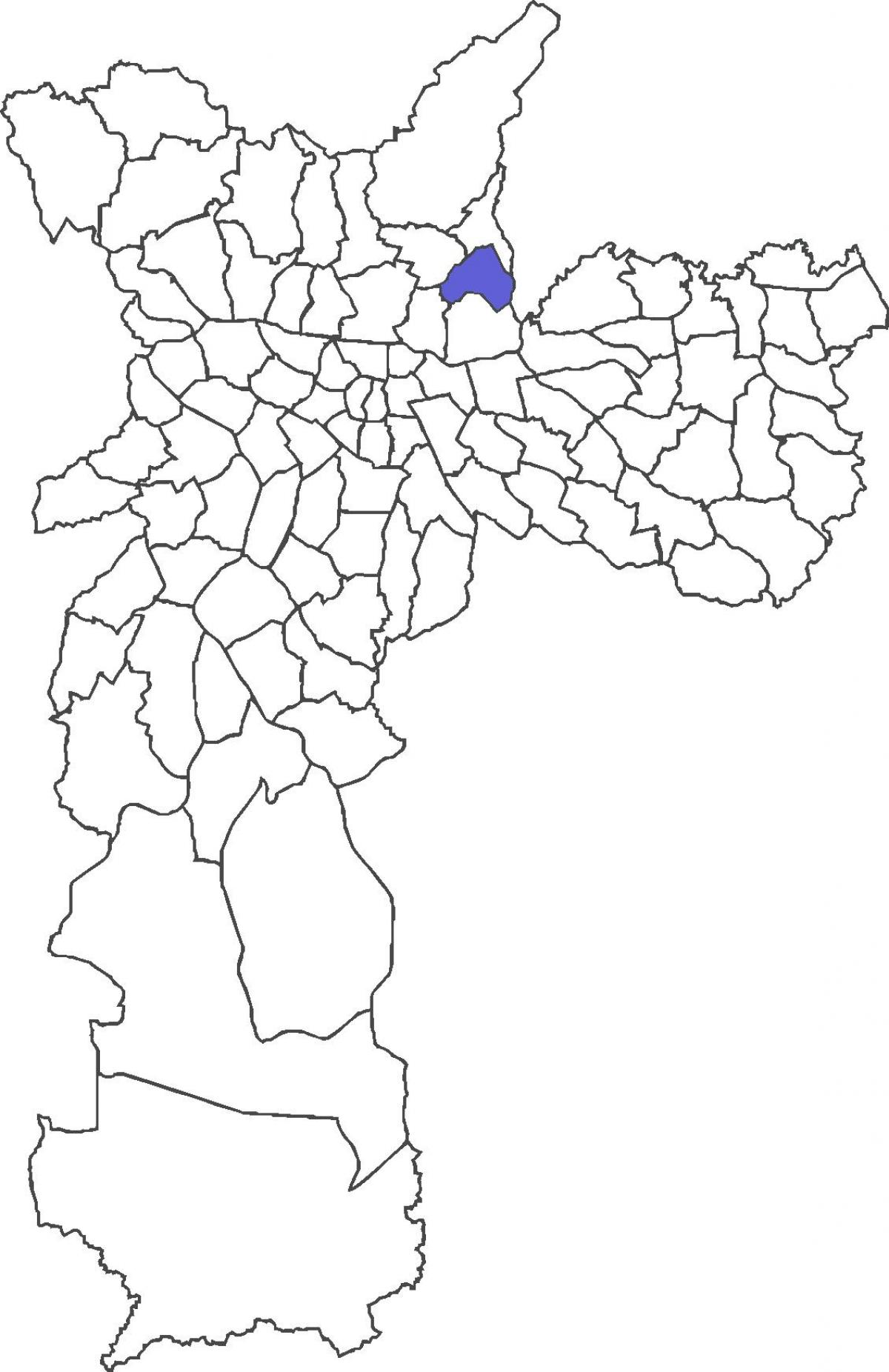 Kaart van Vila Medeiros distrik