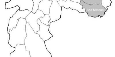 Kaart van die sone Timor 1 São Paulo