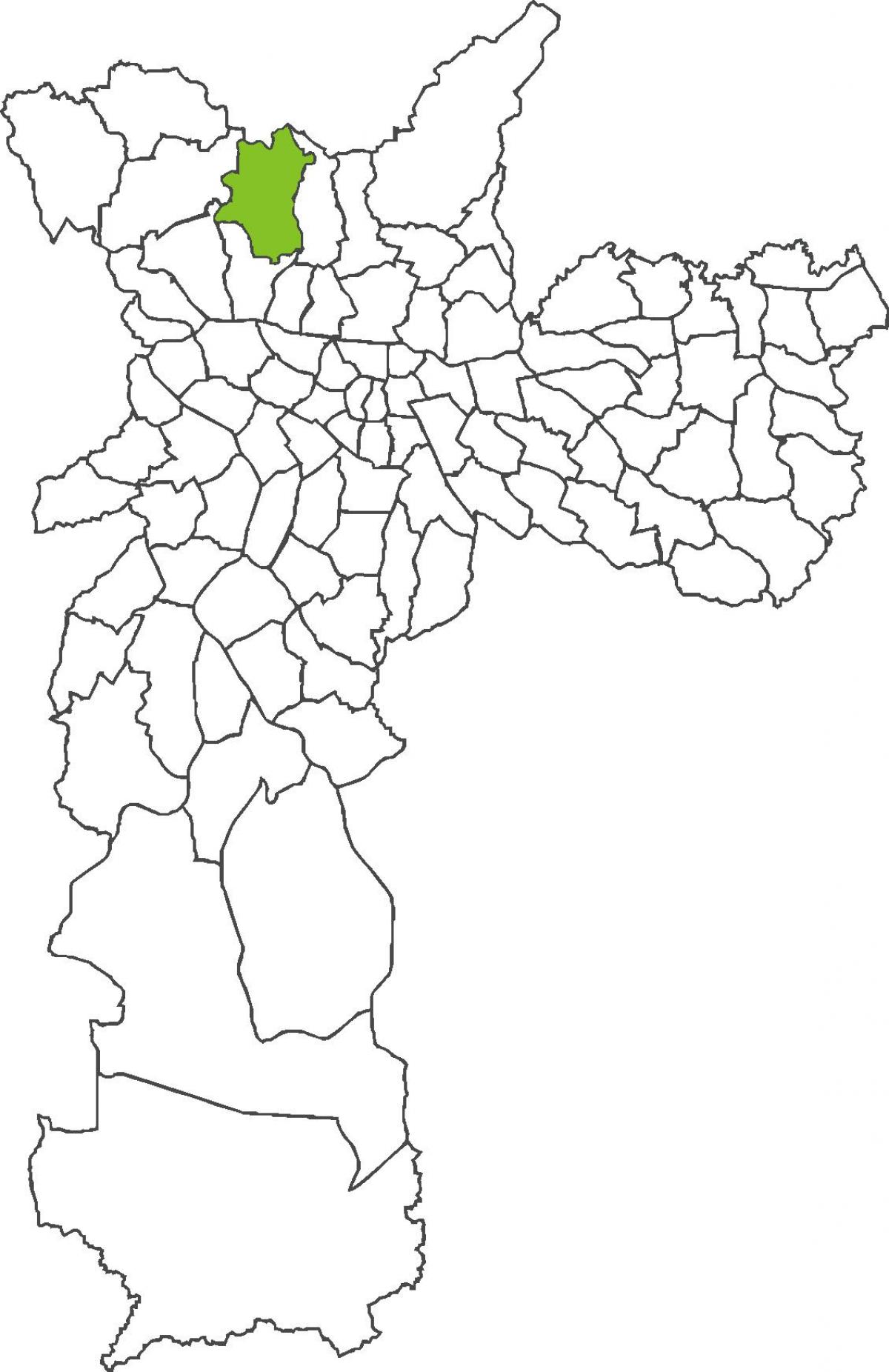 Kaart van Brasilândia distrik