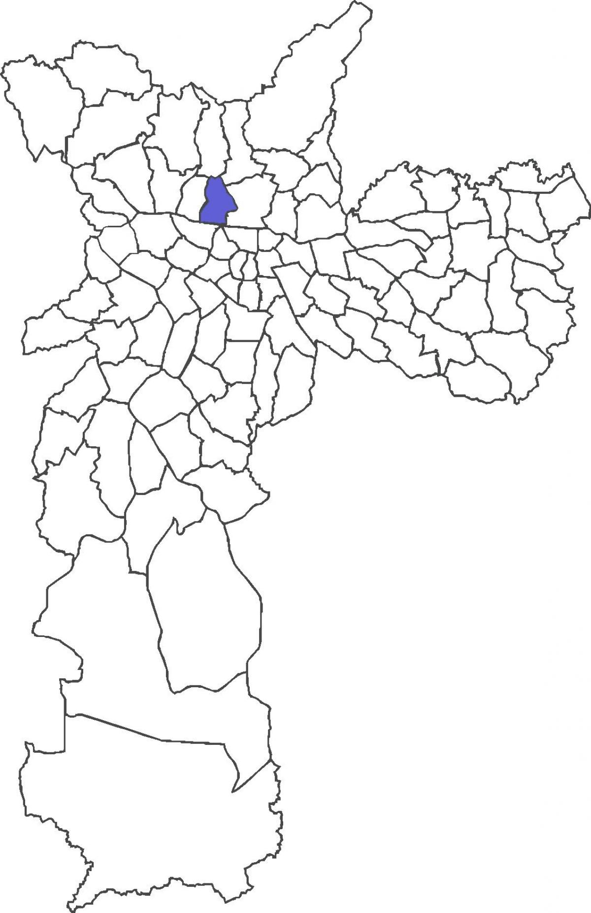 Kaart van Casa Verde distrik