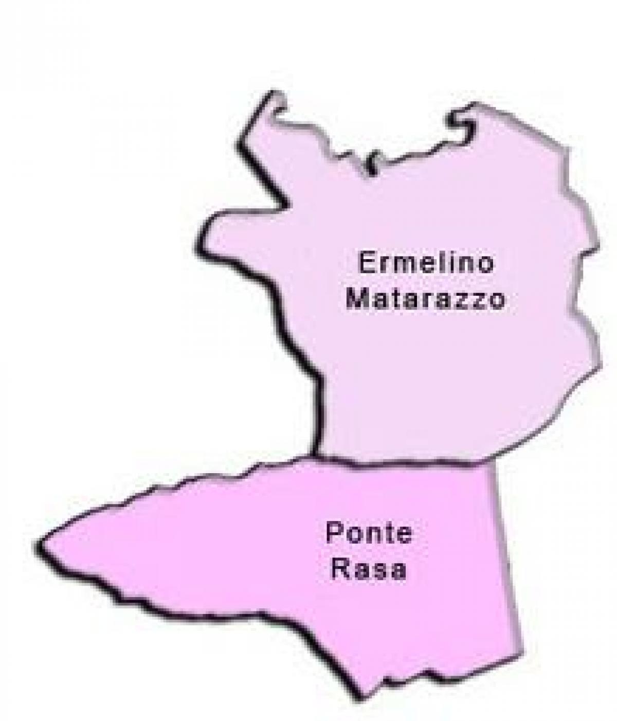Kaart van Ermelino Matarazzo sub-prefektuur