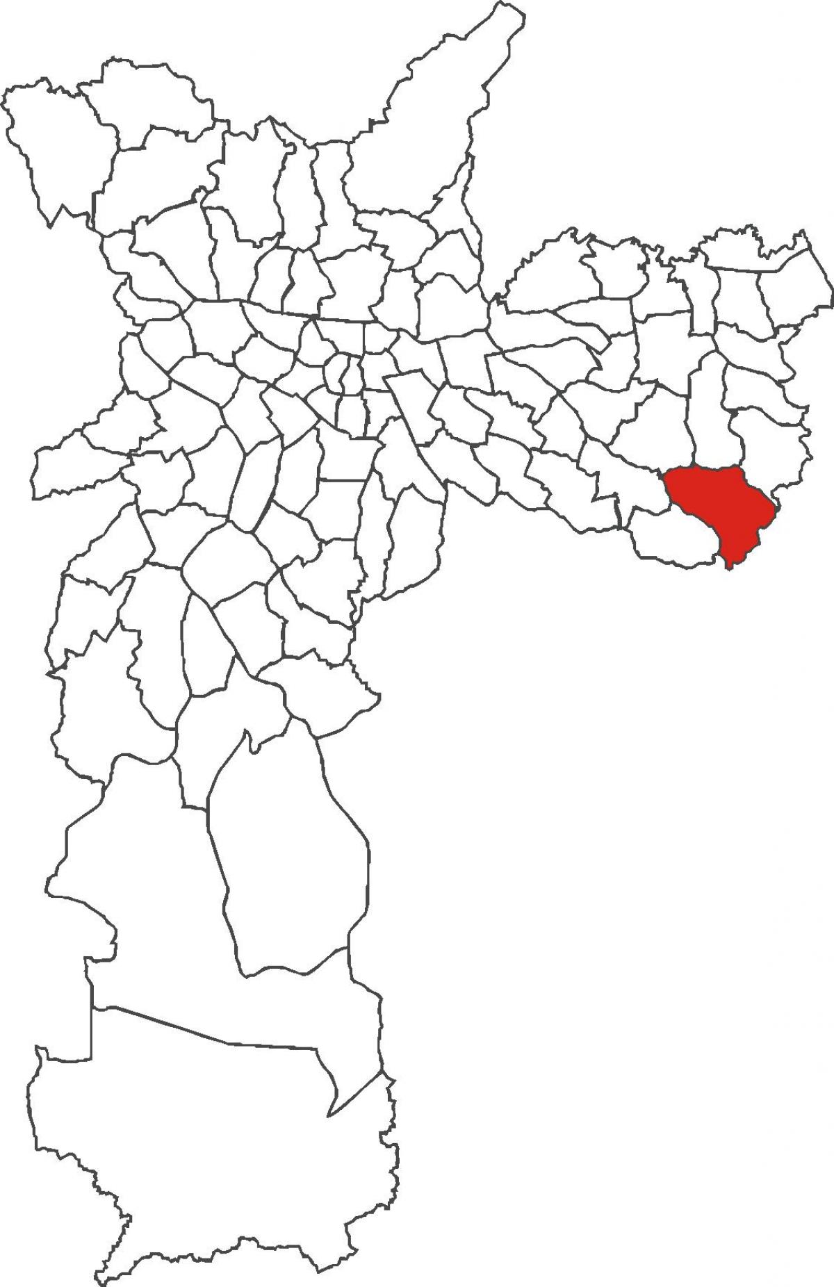 Kaart van Iguatemi distrik