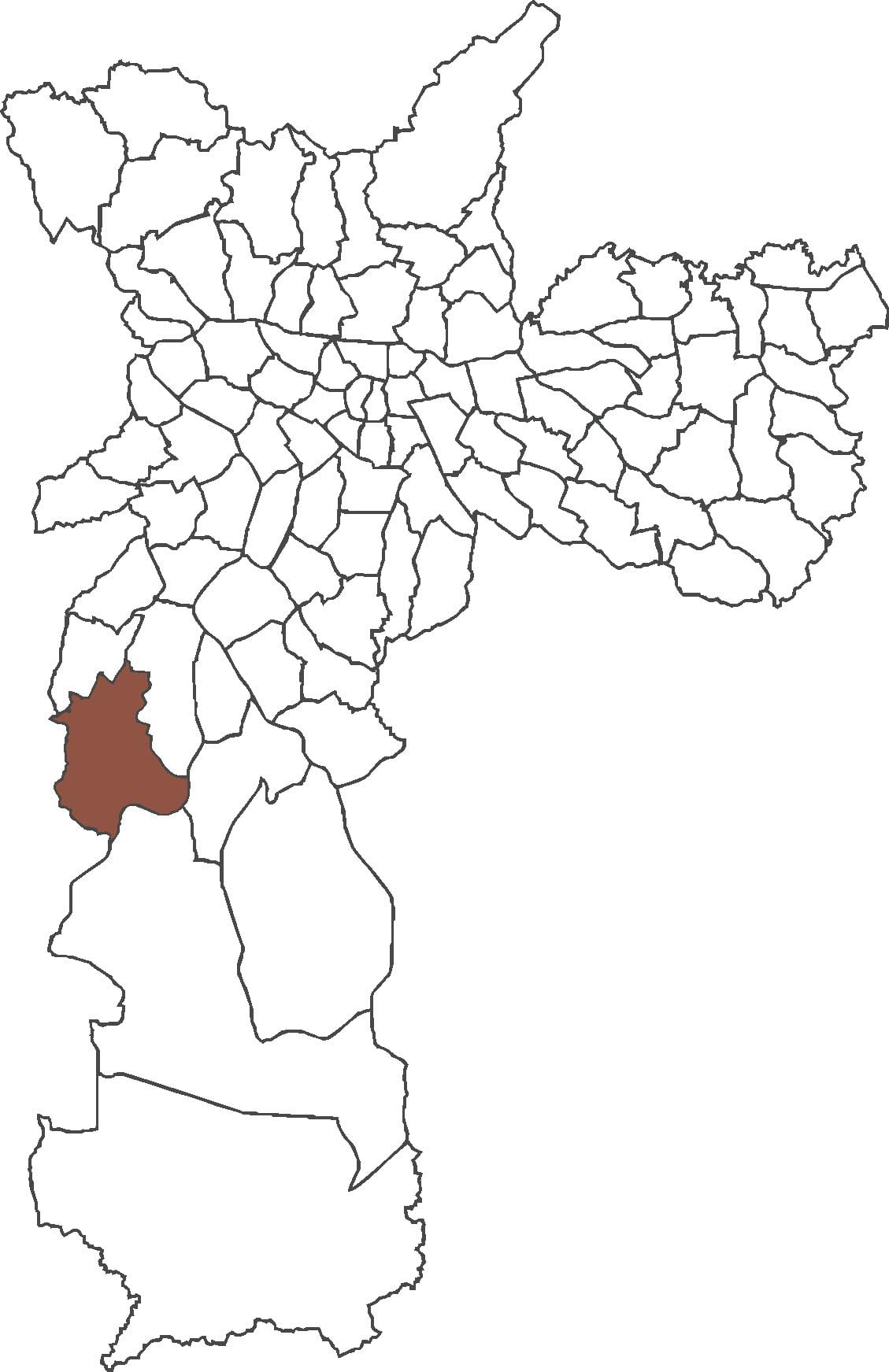 Kaart van Jardim Ângela distrik