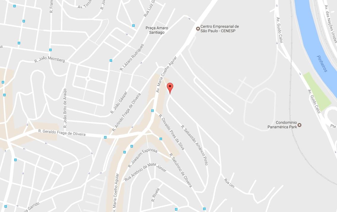 Kaart van Jardim São Luís São Paulo