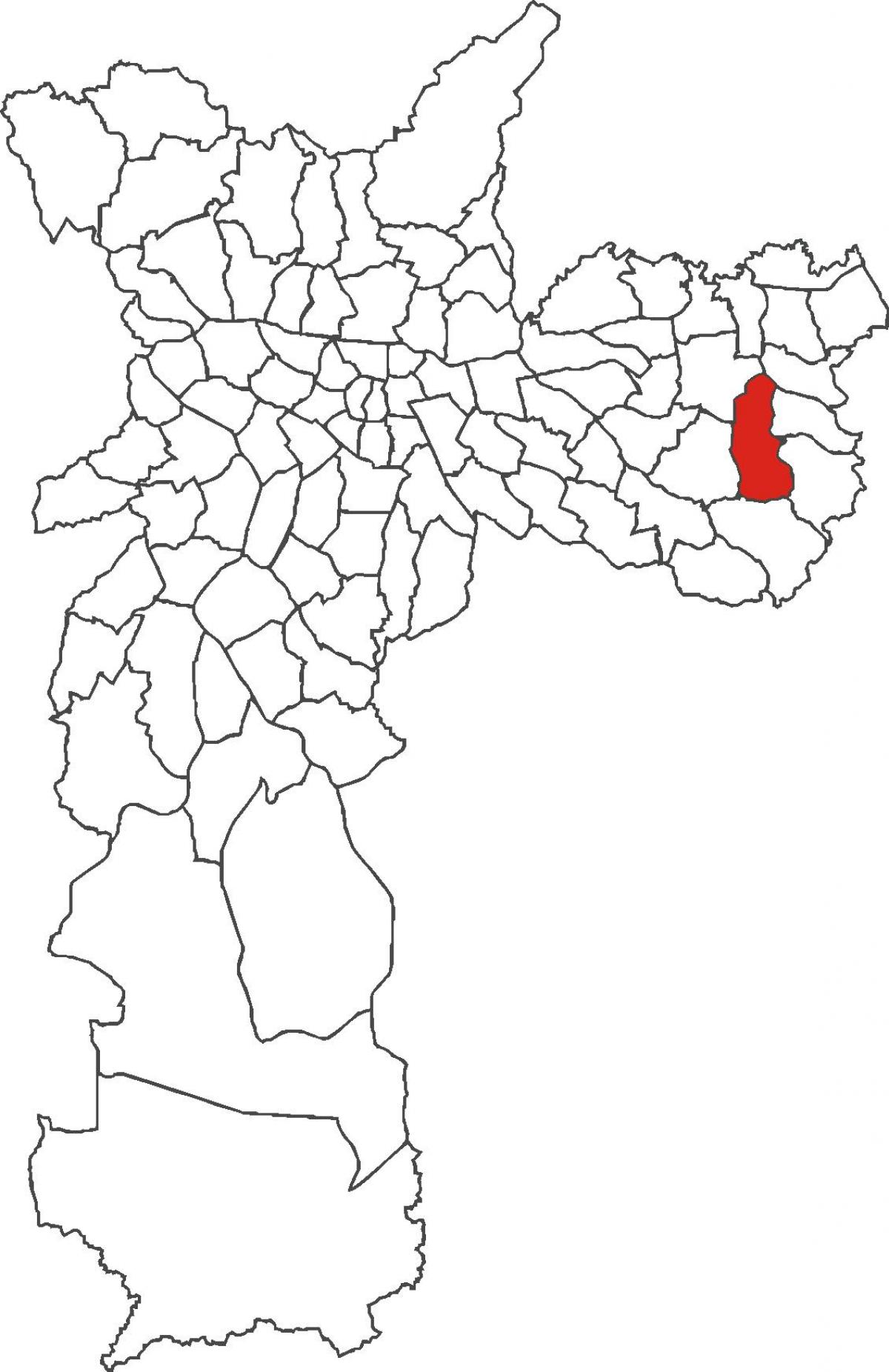 Kaart van José Bonifácio distrik