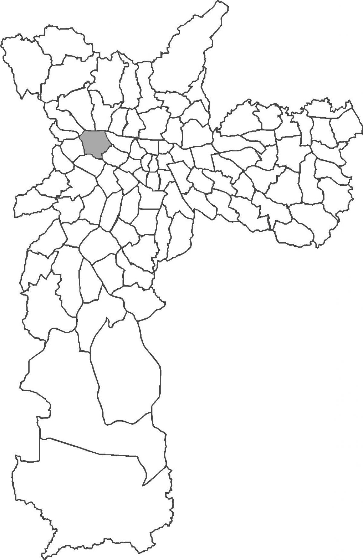 Kaart van Lapa distrik