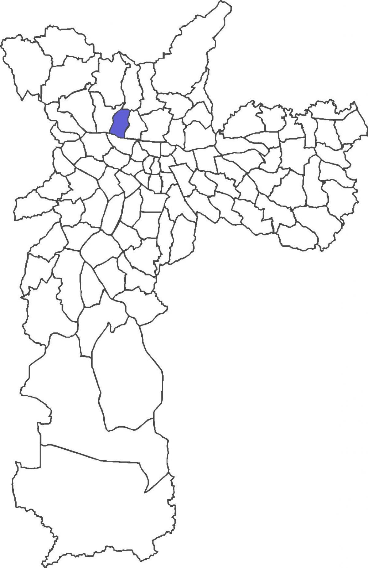 Kaart van Limão distrik