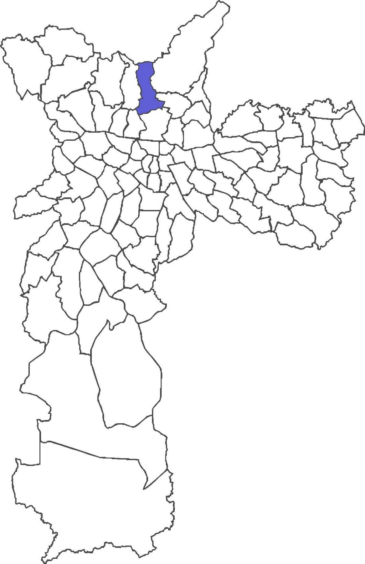 Kaart van Mandaqui distrik