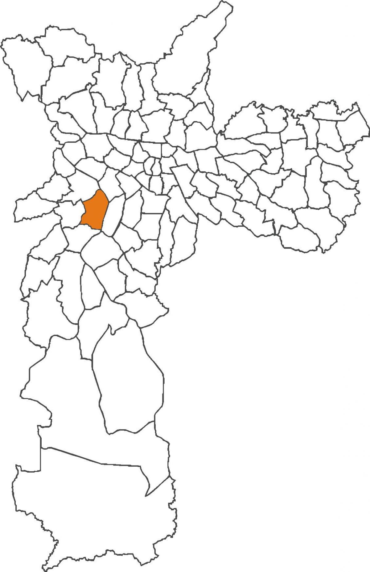 Kaart van Morumbi distrik