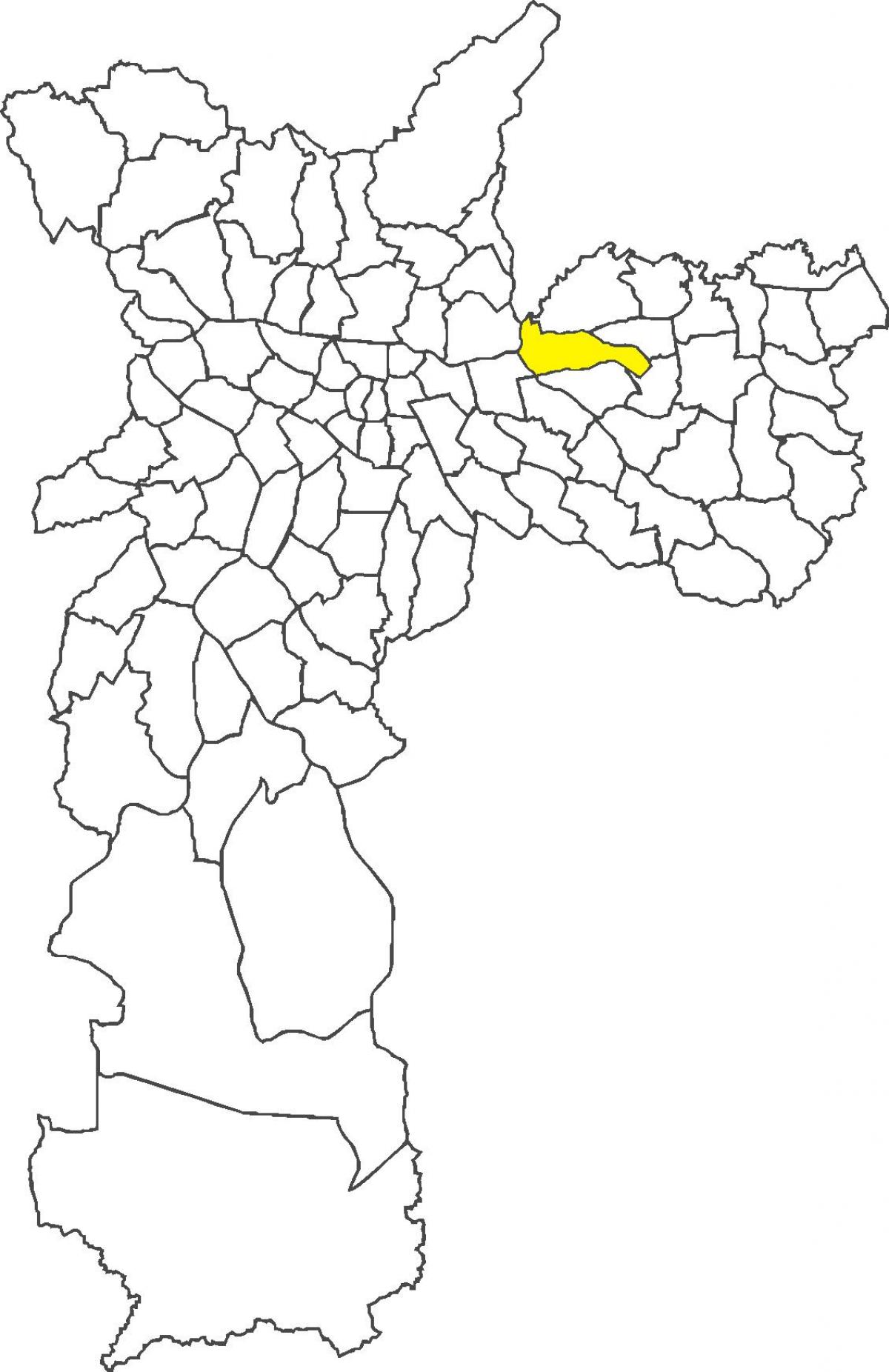 Kaart van Penha distrik
