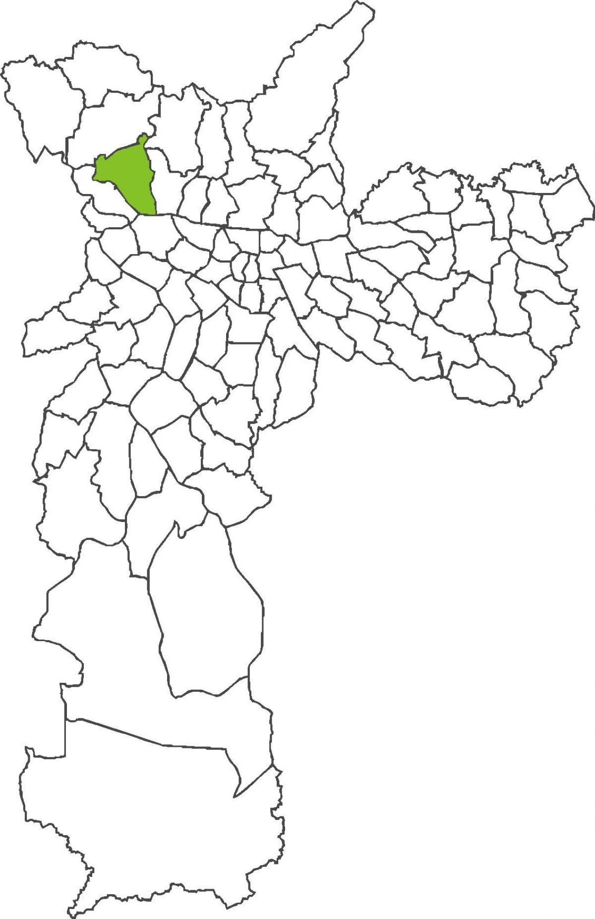 Kaart van Pirituba distrik