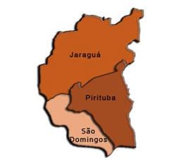 Kaart van Pirituba-Jaraguá sub-prefektuur