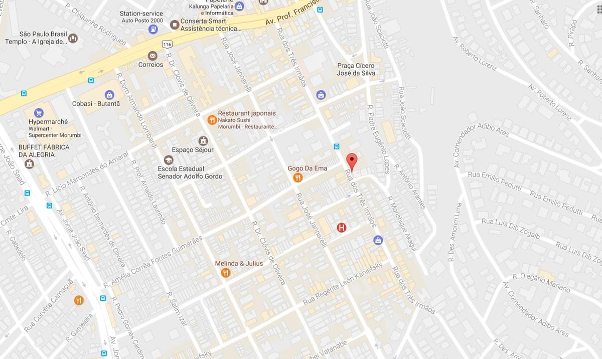 Kaart van Socorro São Paulo