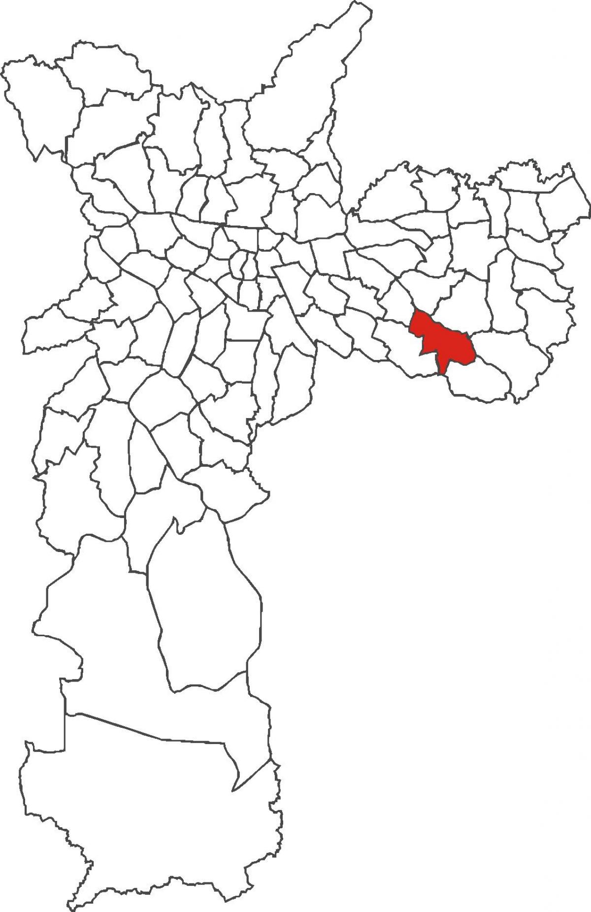 Kaart van São Mateus distrik