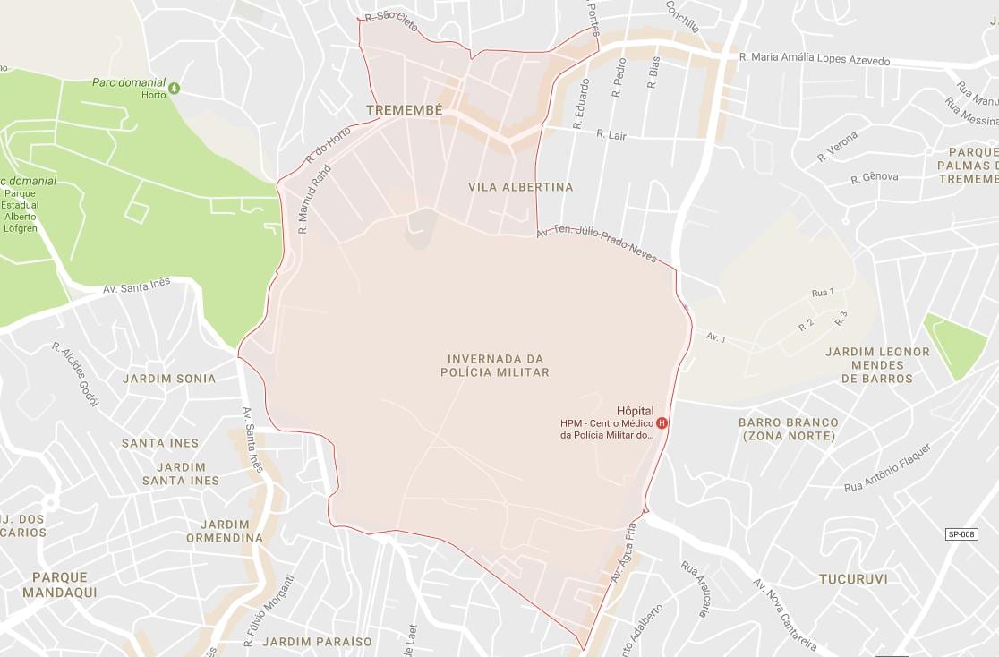 Kaart van Tremembé São Paulo