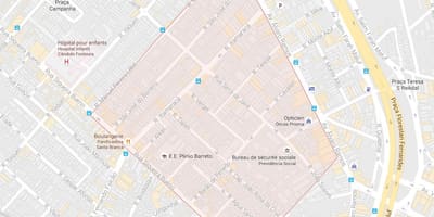 Kaart van Água Rasa São Paulo