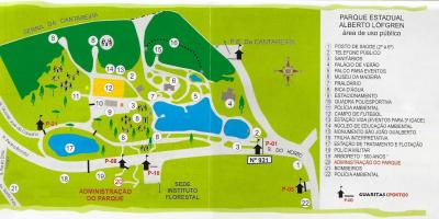Kaart van Alberto Löfgren park