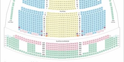 Kaart van die Alfa São Paulo teater