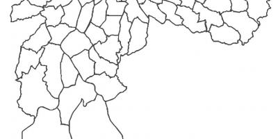 Kaart van Alto de Pinheiros distrik