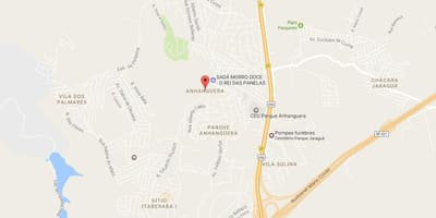 Kaart van Anhangüera São Paulo