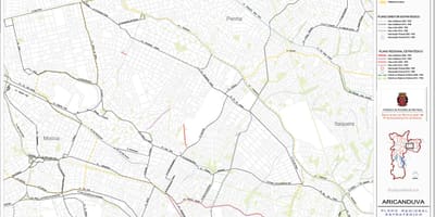 Kaart van Aricanduva-Vila Formosa São Paulo - Paaie