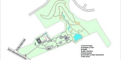 Kaart van Burle Marx park