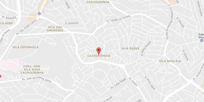 Kaart van Cachoeirinha São Paulo