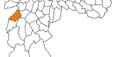 Kaart van Campo Limpo distrik