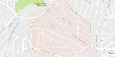 Kaart van Capão Redondo São Paulo
