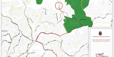 Kaart van Casa Verde São Paulo - Paaie