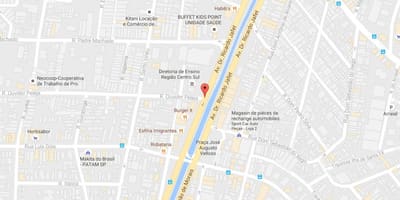 Kaart van Cursino São Paulo