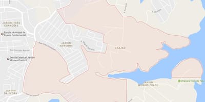 Kaart van Grajaú São Paulo