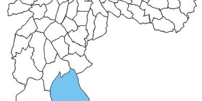 Kaart van Grajaú distrik