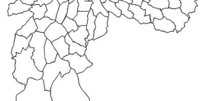 Kaart van Guaianases distrik