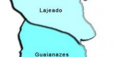 Kaart van Guaianases sub-prefektuur