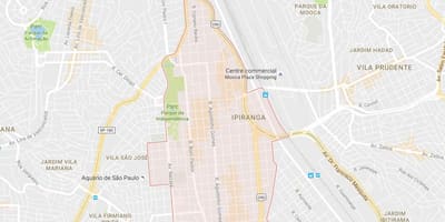 Kaart van Ipiranga São Paulo